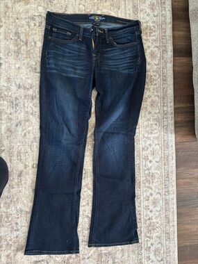 Lucky Brand Women's Dark Indigo Flare Jeans